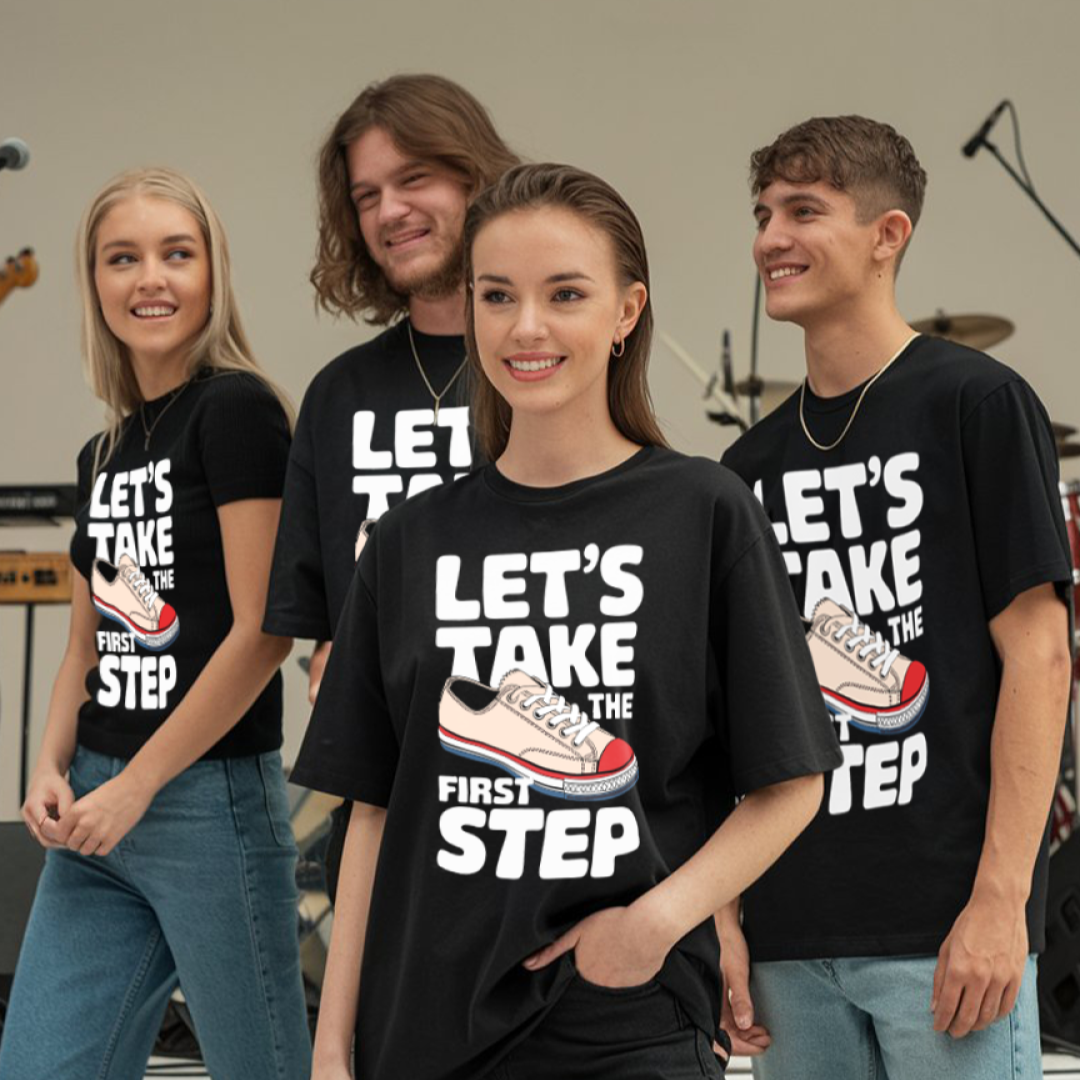 Lets Take the First Step Tshirt
